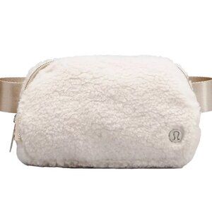 Lululemon Everywhere Fleece Belt Bag Trench White Belt Bag- NEW